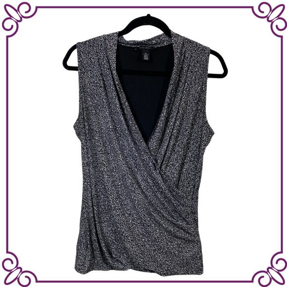 WHBM Criss Cross Sleeveless Top MEDIUM - Picture 2 of 10